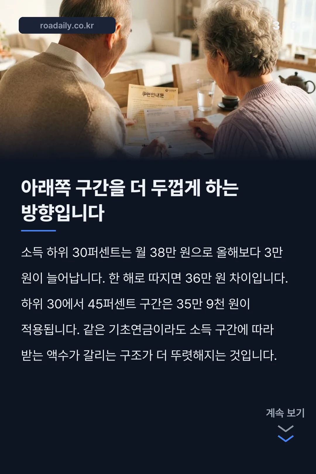 2027년 기초연금 개편안 카드뉴스 3