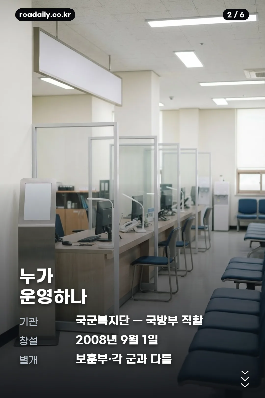 국군복지포탈 이용 대상과 예약 안내 카드 2