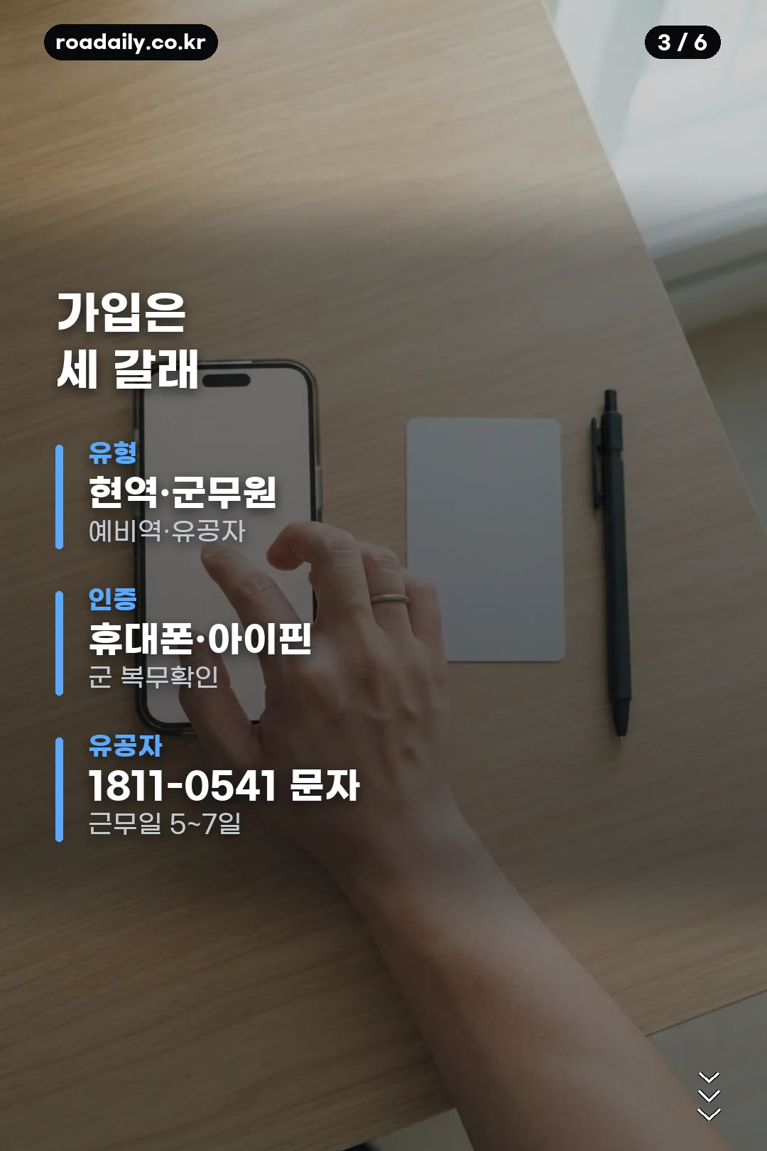 국군복지포탈 이용 대상과 예약 안내 카드 3