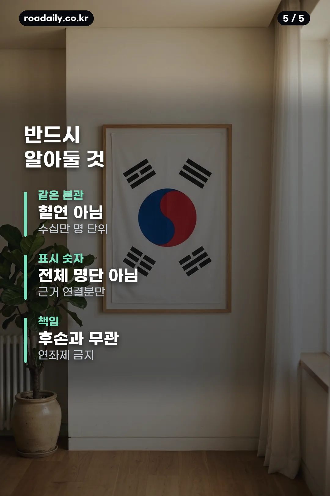 친일반민족행위자 스캐너 안내 카드 5