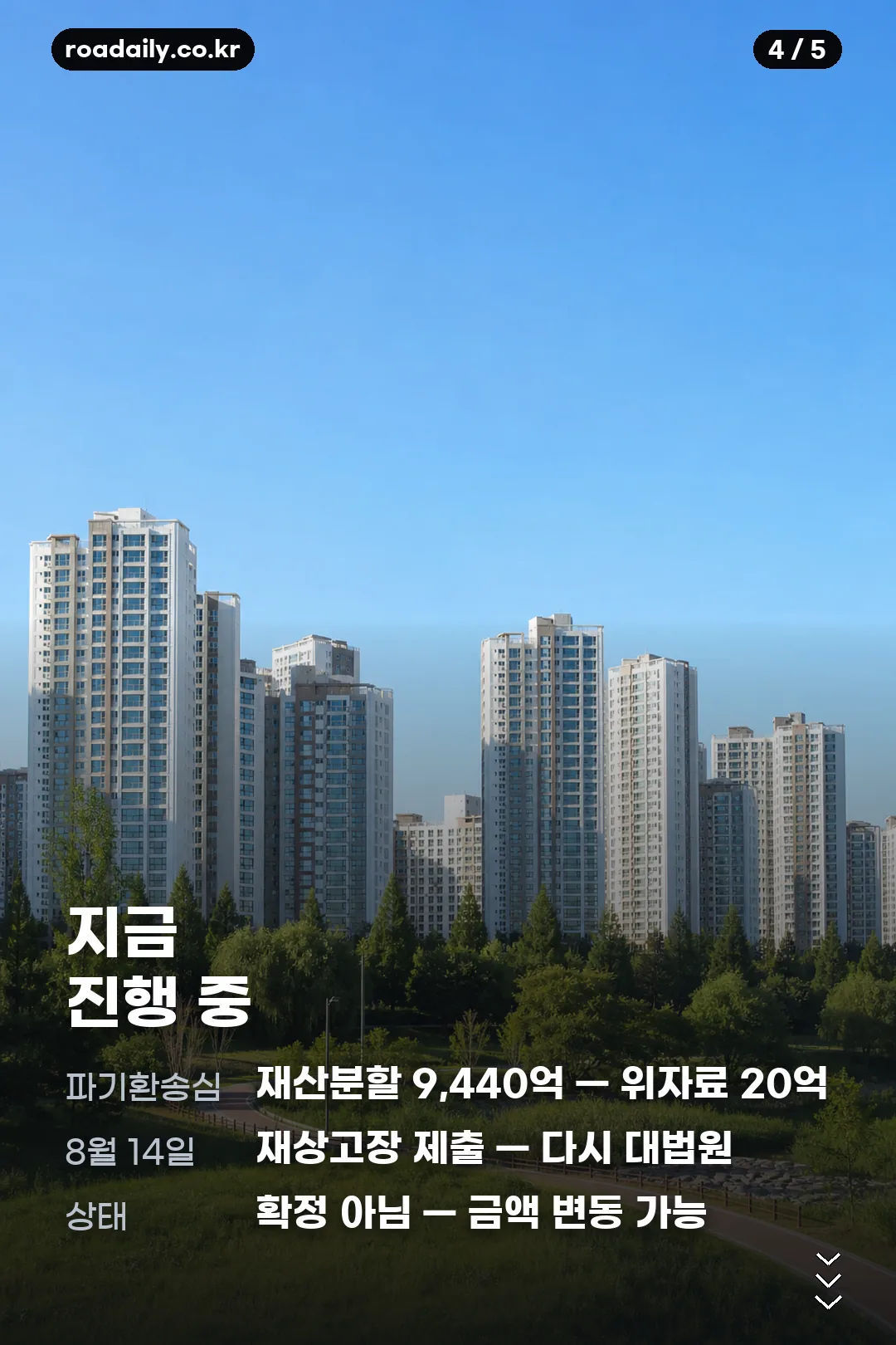 이혼 재산분할 세금 정리 카드 4