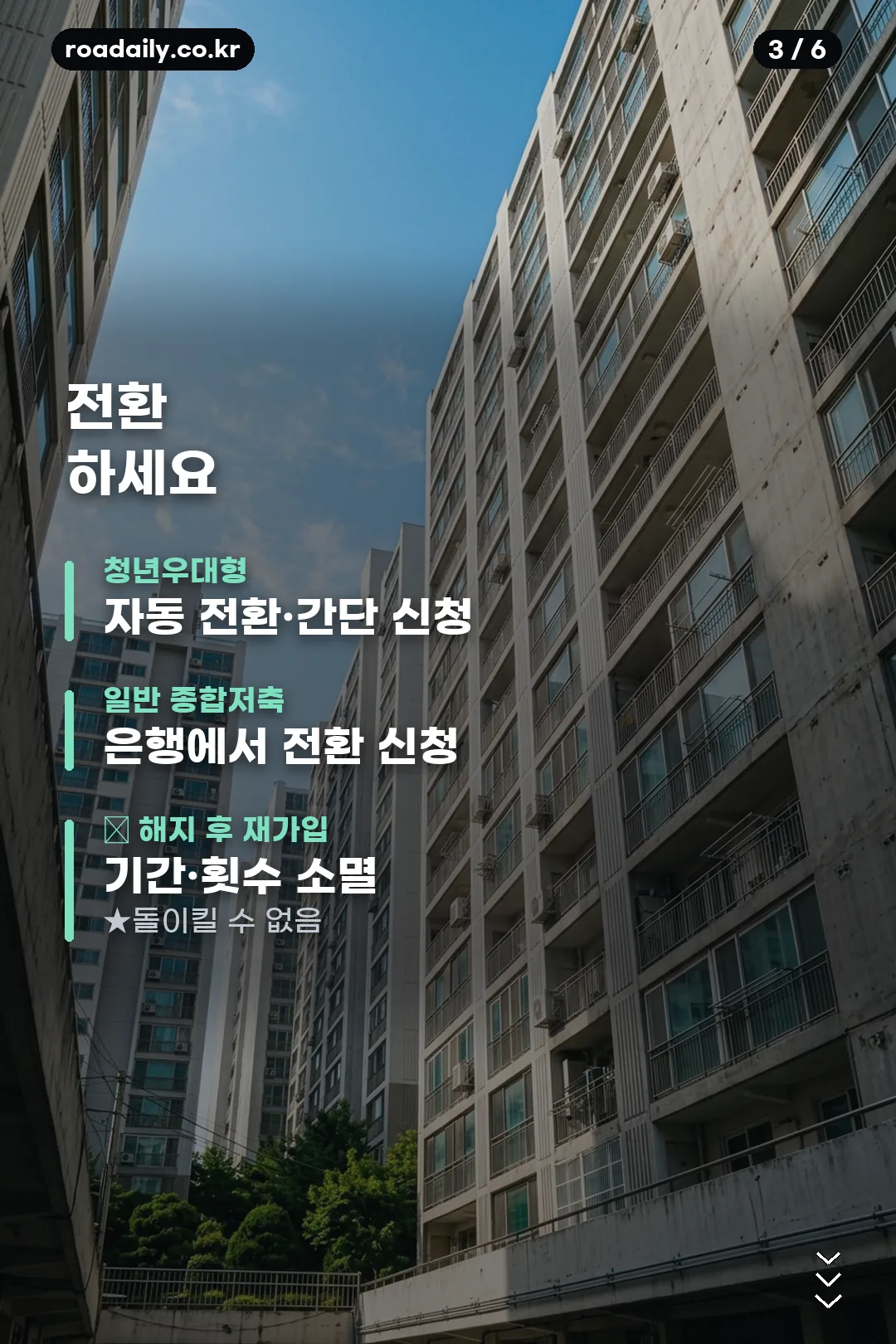 청년 주택드림 청약통장 정리 카드 3