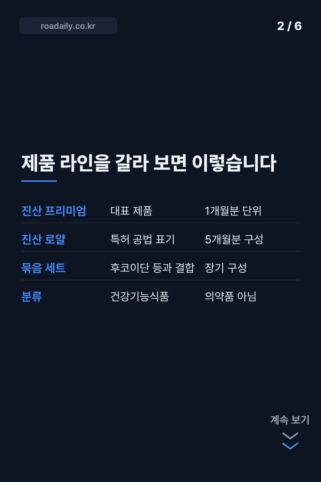 혜민원 인삼다당체 카드뉴스 2