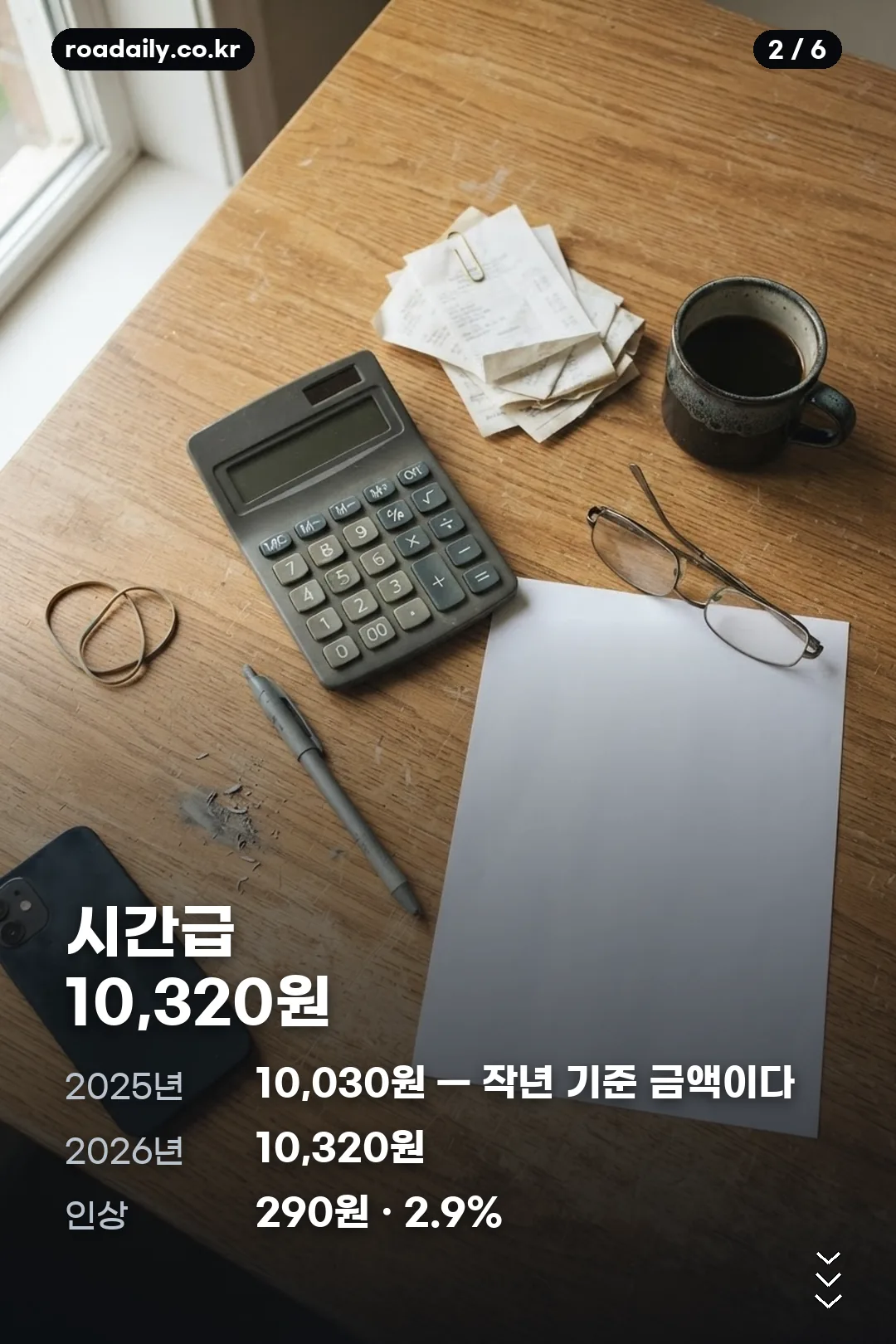 최저시급 2026 정보 카드 2
