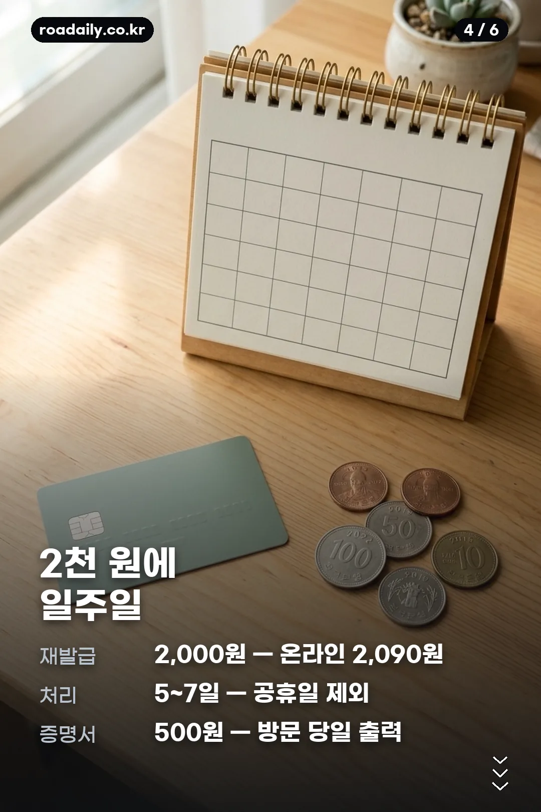 간호조무사 자격증 재발급 절차 안내 카드 4