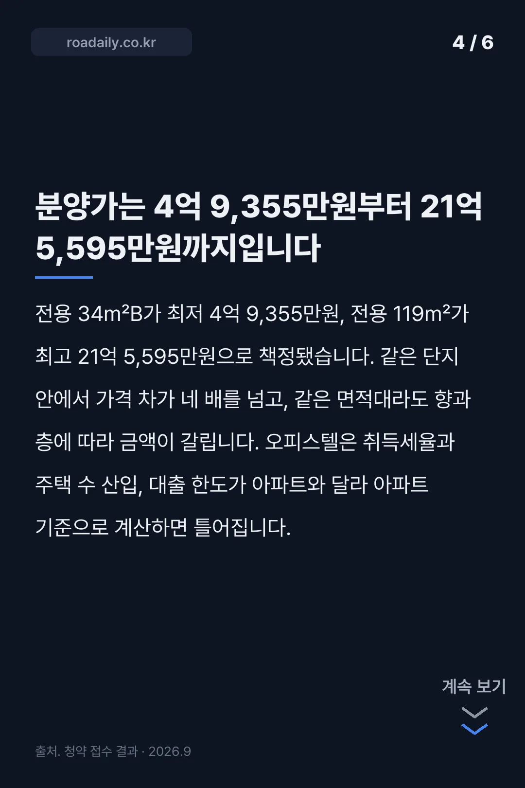송파더그리드 청약 카드뉴스 4