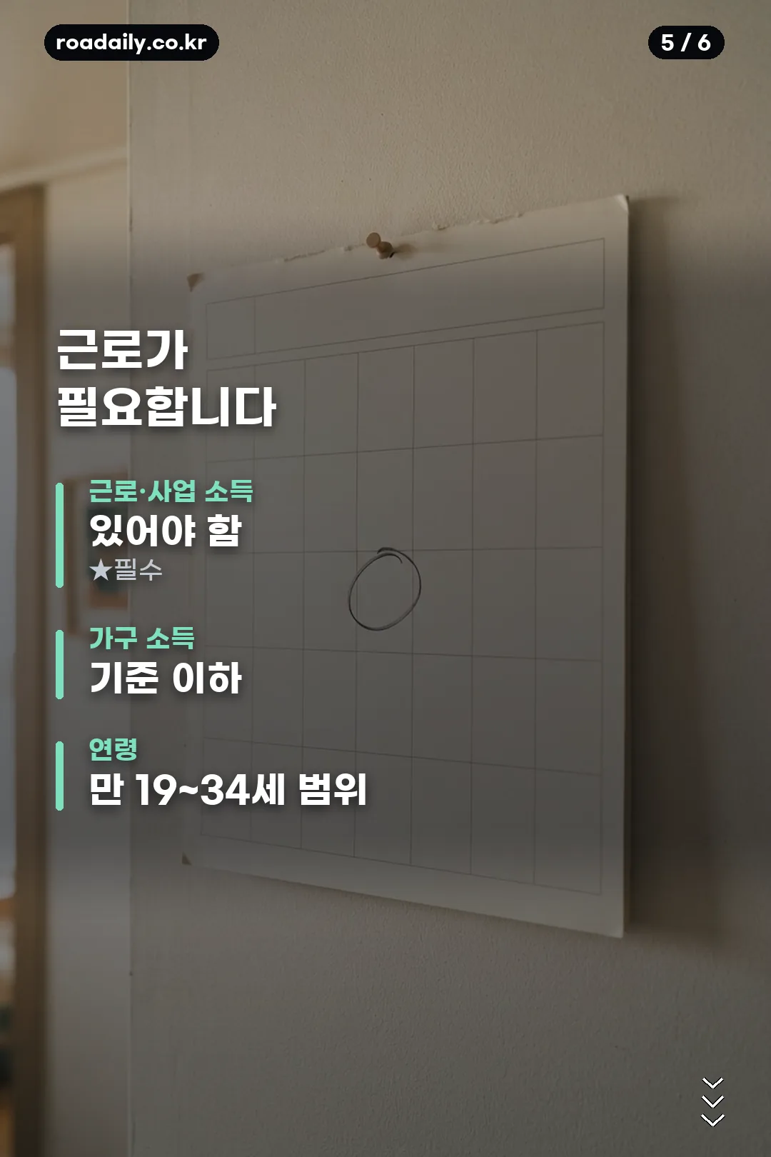청년내일저축계좌 정리 카드 5