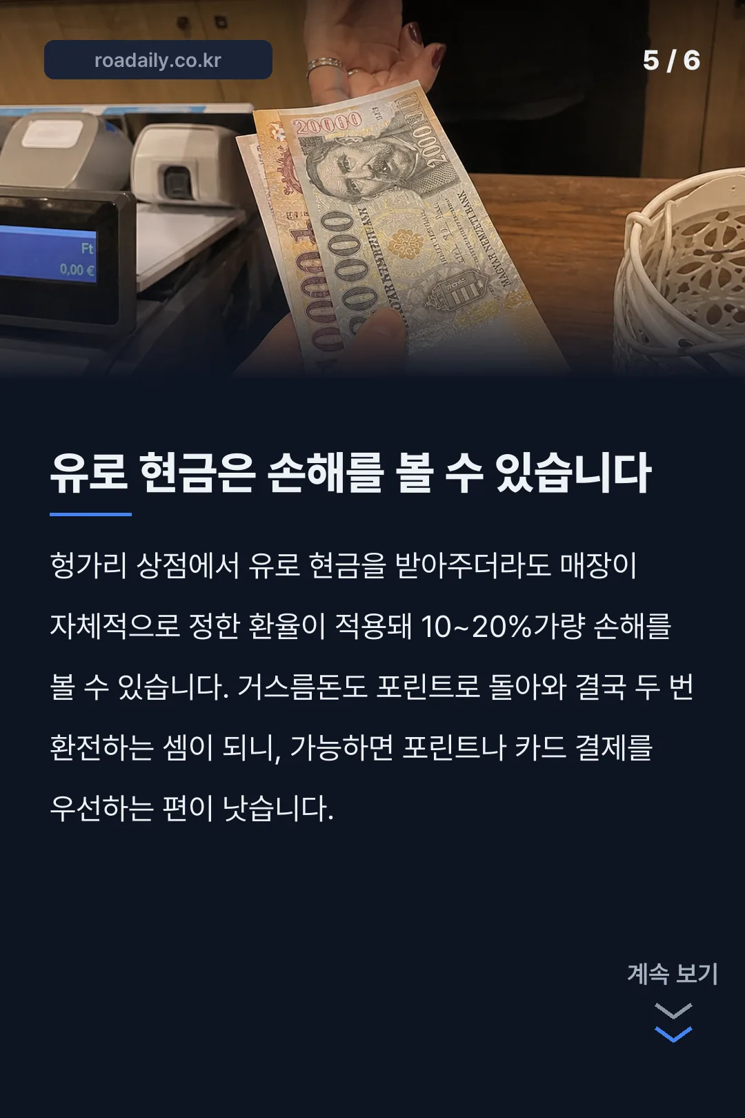 헝가리 포린트 환율 카드뉴스 5